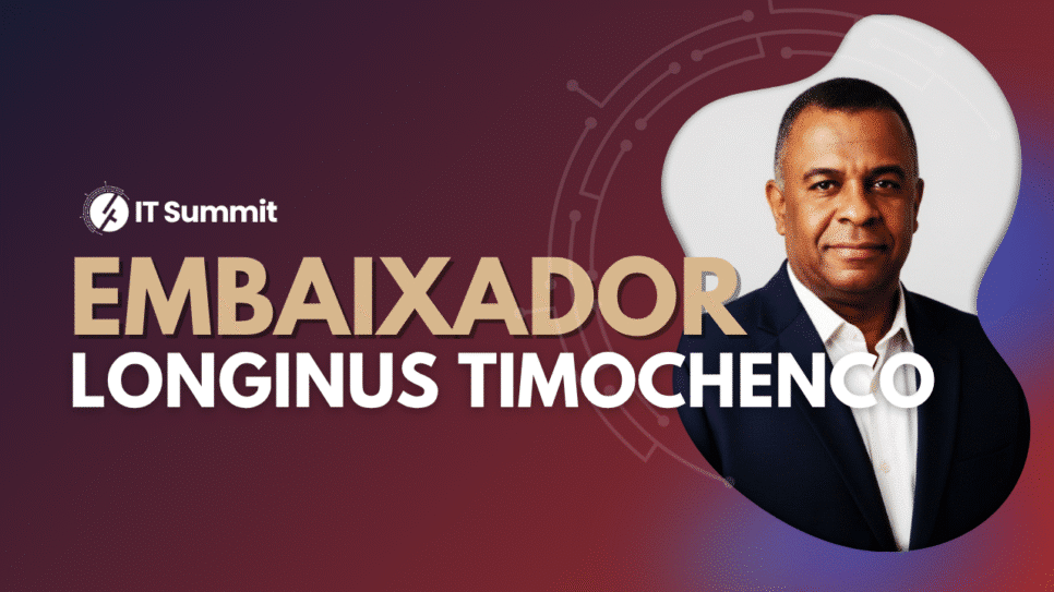 Longinus Timochenco, diretor estratégico de Cibersegurança da VIWSEC, destaca no IT Summit 2025 a importância da tecnologia como agente de transformação social e inclusão digital.