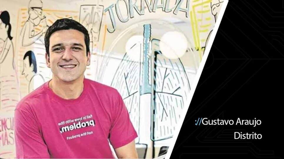 Gustavo Araujo, cofundador e CIO do Distrito plano