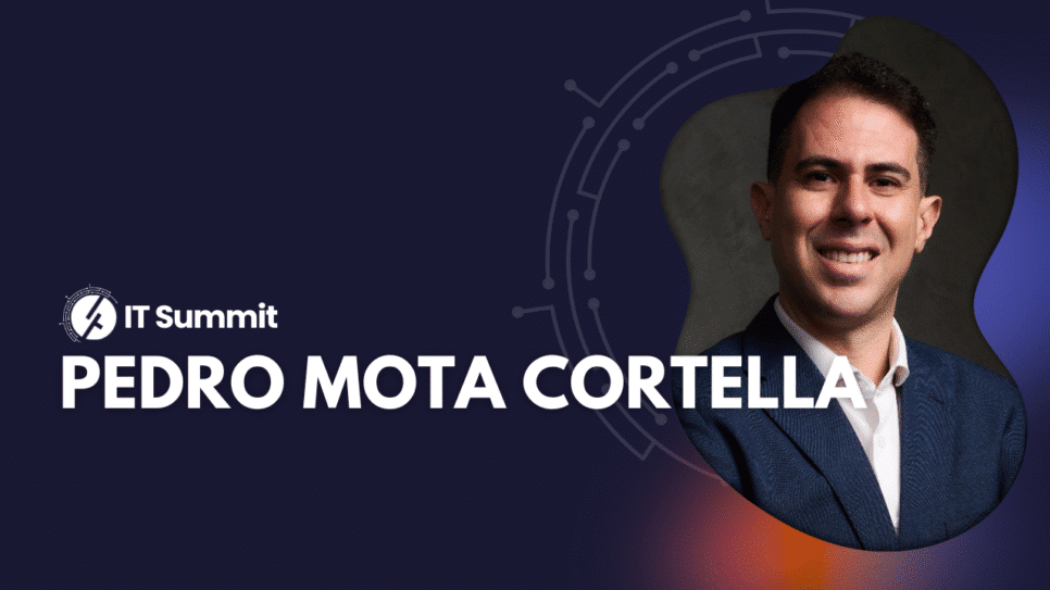Pedro Mota Cortella, keynote speaker do IT Summit 2025, especialista em liderança, ética e inovação.