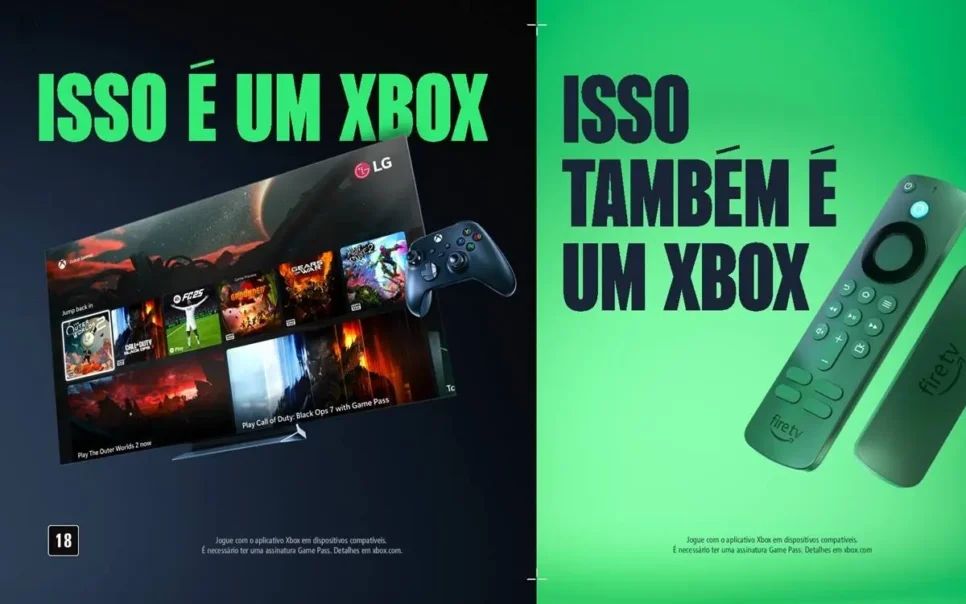 Agora é possível jogar Xbox direto nas TVs da LG e no Amazon Fire TV