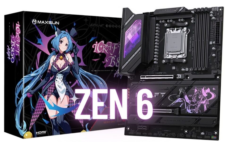 Imagem de divulgação da nova placa Maxsun