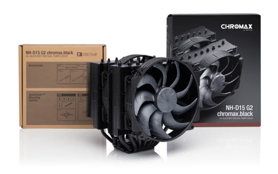 Imagem de divulgação do NH-D15 G2 chroma.black