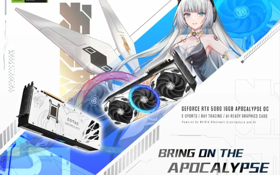 Imagem de divulgação da linha Apocalypse da Zotac