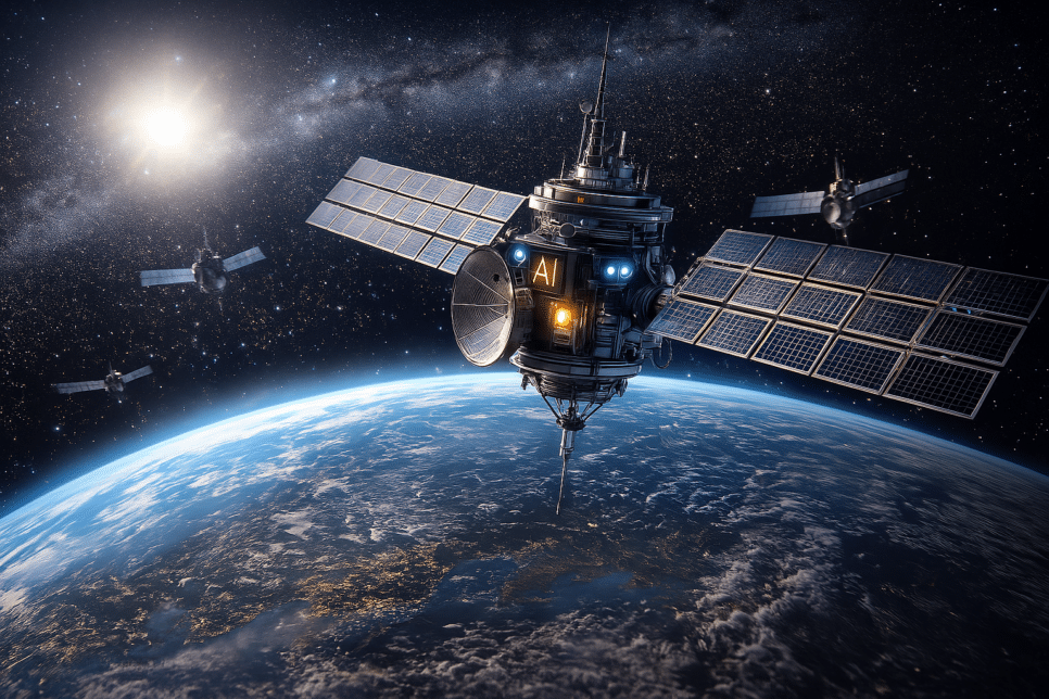 ESpaço: Satélites de IA orbitando a Terra para computação espacial