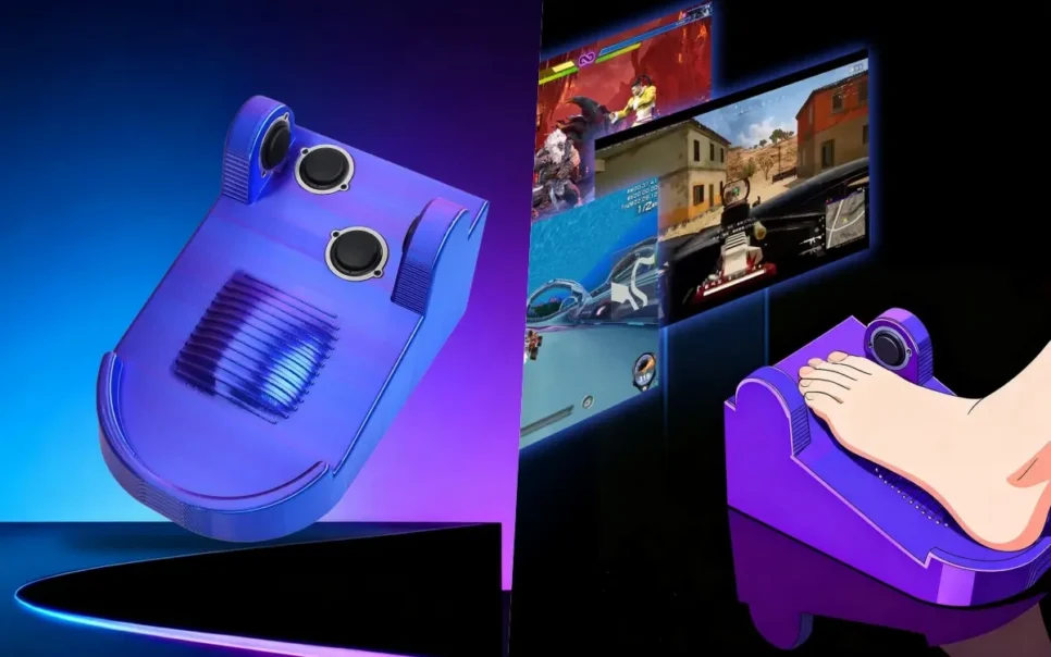 Empresa lança mouses para os pés que prometem vantagens competitivas