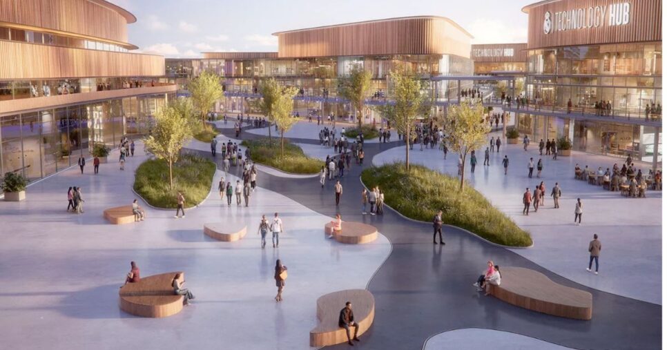 Madrid Innovation District, do Real Madrid. Imagem: Reprodução/Real Madrid