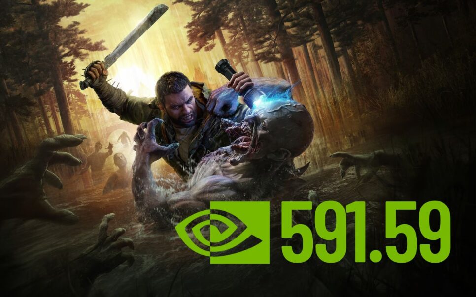 Imagem de Dying Light: The Beast com versão do novo driver da NVIDIA