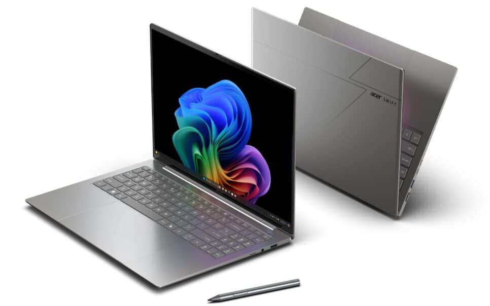 Imagem de novo notebooks Swift da Acer