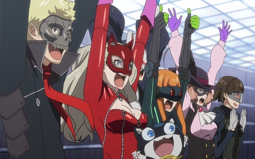 Captura da animação de Persona 5