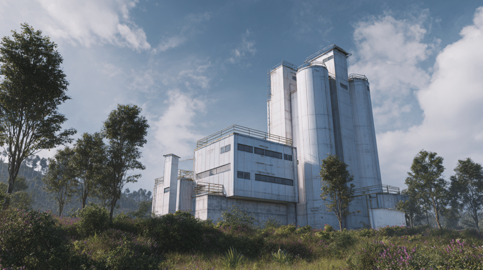 Imagem exemplificando utilização de inteligência artificial em usinas de energia para otimização de recursos, monitoramento e inovação