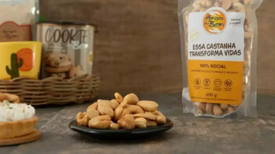 castanha de caju, amigos do bem
