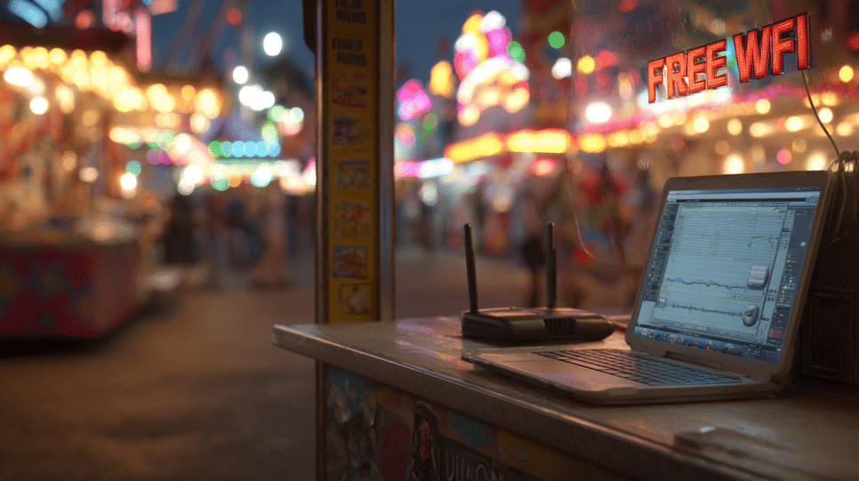 Wi-Fi falso próximo ao Carnaval 2025 usado para fraude digital.