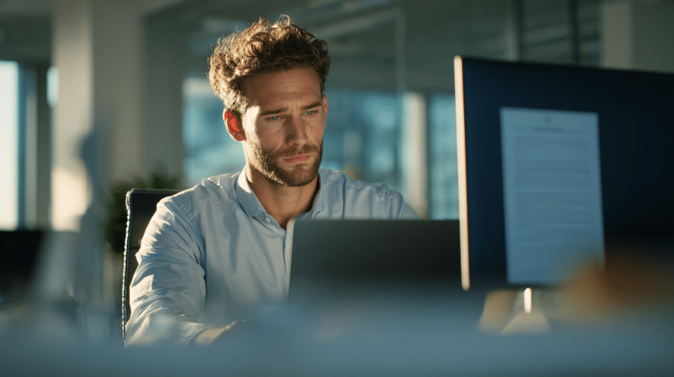profissional chateado com vazamento de dados