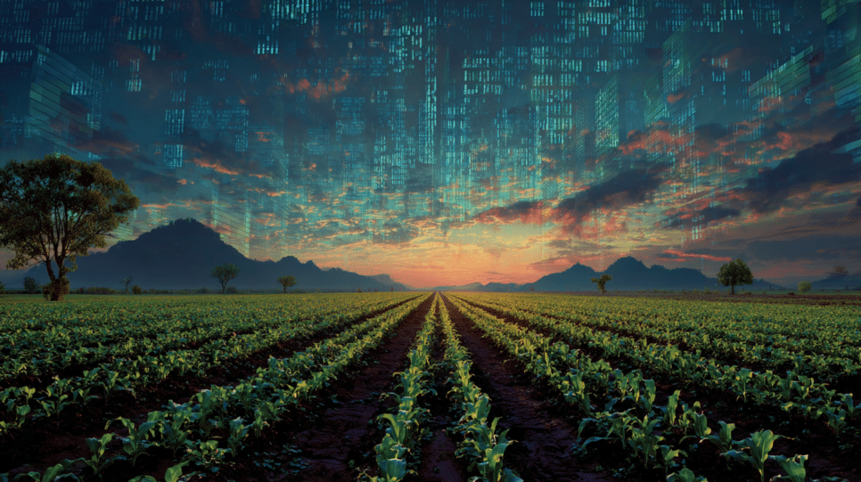 Imagem representando cibersegurança agrícola