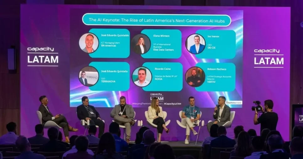 Painei The keynotes of AI do Capacity LATAM 2026 (Imagem: divulgação)