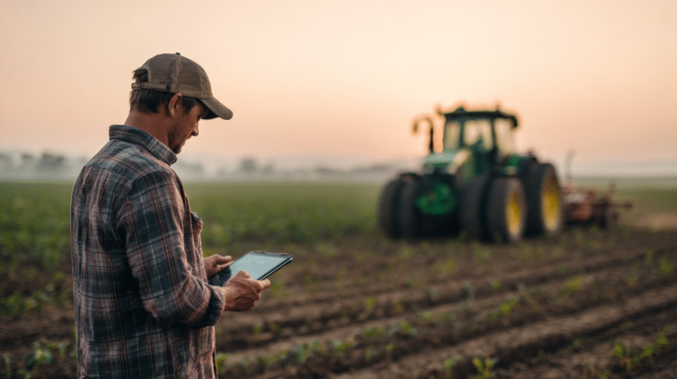 Imagem representando automação agrícola exigida pela previsão da Safra de 2026 no agronegócio