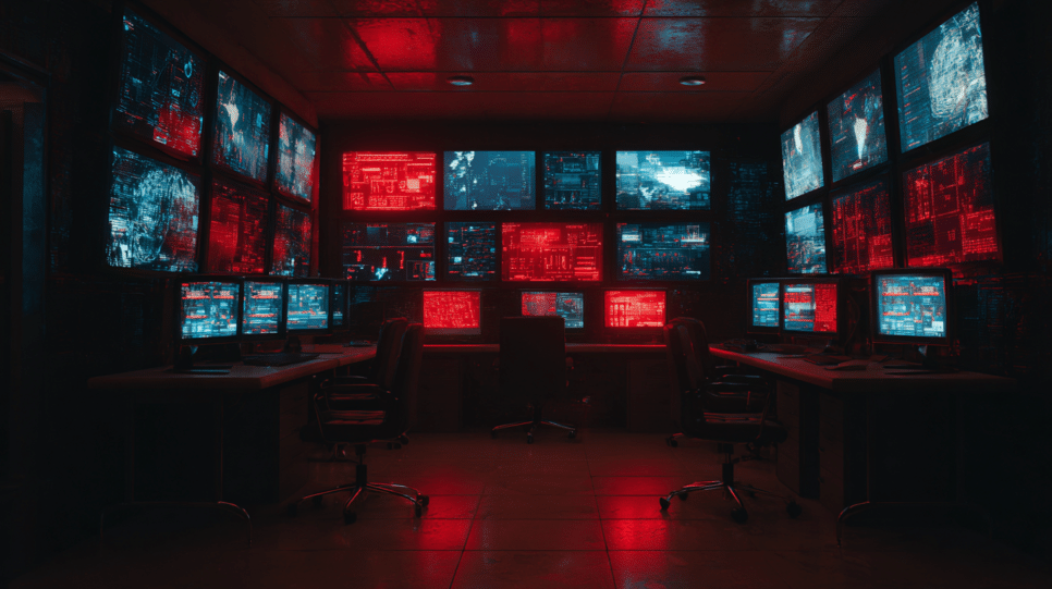 Ilustração realista de vazamento de dados com chaves Pix em ambiente de cibersegurança no Brasil