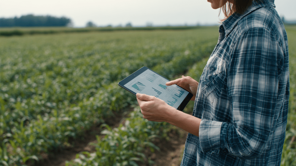 Imagem representando plataforma de gestão agrícola digital e o impacto na TI do setor