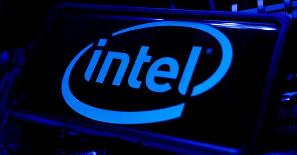 Logo intel, indicando avanço da IA