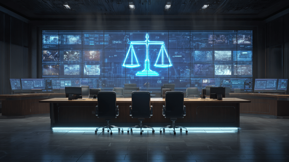 Apple enfrenta processo por uso de vídeos do YouTube no treinamento de IA, ilustrado em cenário tecnológico com análise automatizada de conteúdo digital