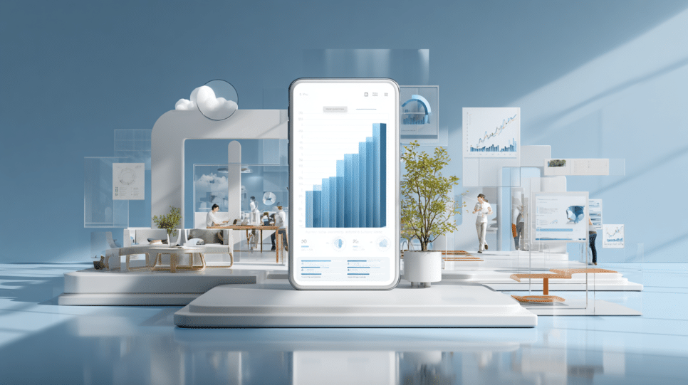 Aplicativo de produtividade em destaque no celular representa o avanço do Dola no ranking global de apps em março.