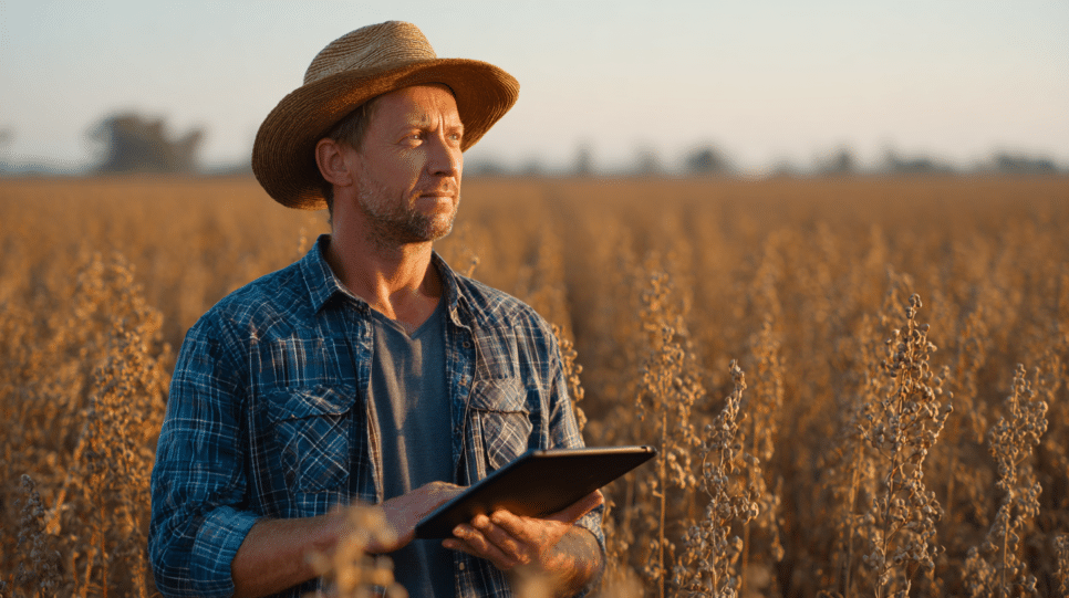 Imagem representando cibersegurança no agronegócio