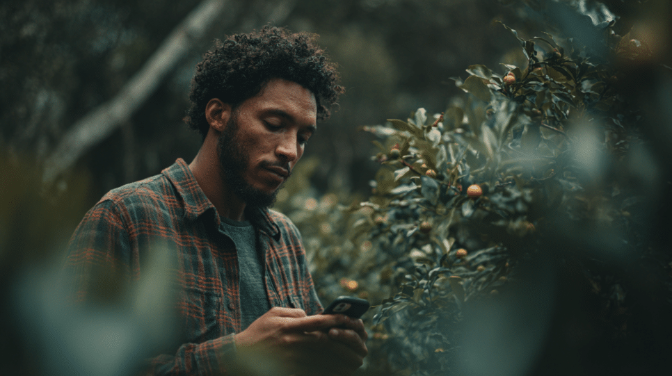 Imagem representando Monitora Caju, aplicativo desenvolvido pela Embrapa para monitoramento de pragas em plantações de Caju.